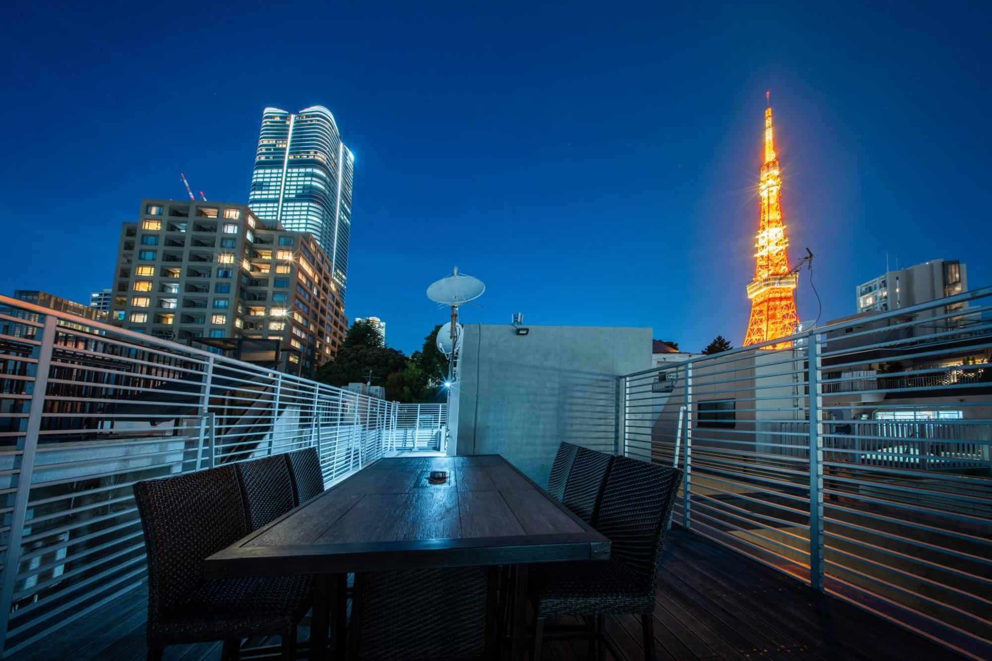 Azabu Modern House The Tokyo Tower Can Be Seen From The Villa 500M2 外观 照片